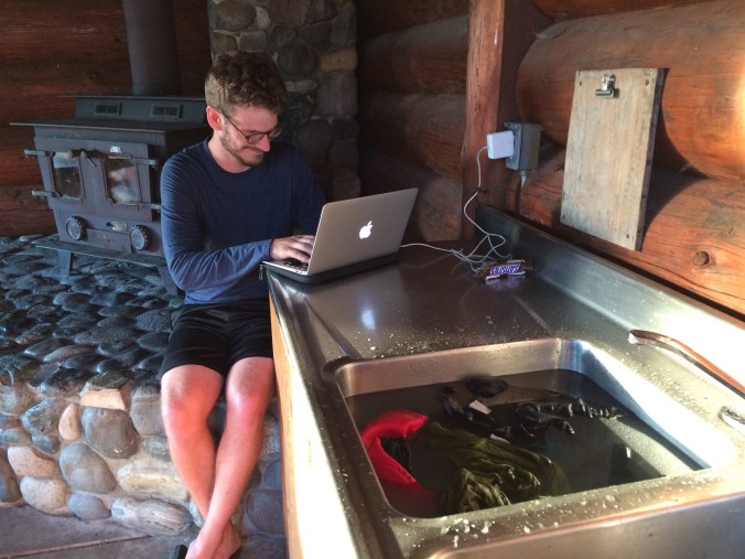 Doing the laundry and writing a blog post at Riverfront Campground in Sedro-Woolley.